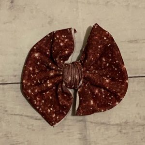 Burgundy glitter nylon